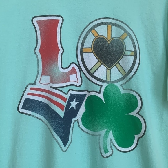 Comfort Colors 100% Cotton St Patrick’s Day Patriots Red Sox Nautical Tee Shirt - Picture 5 of 17